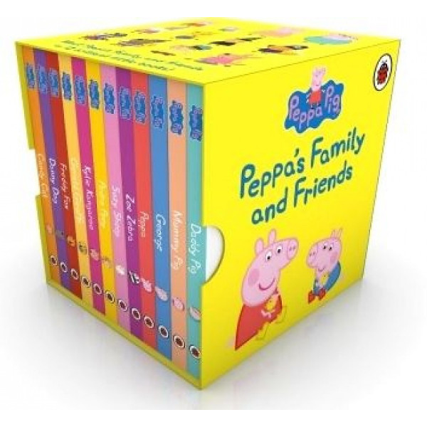 фото Книга peppa's family and friends (12-board book set) ladybird