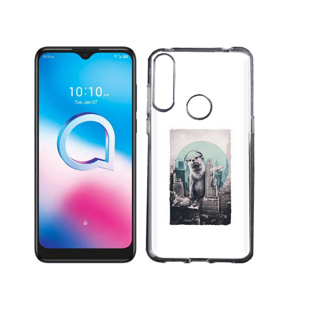 

Чехол MyPads Tocco для Alcatel 3L (2020) 5029Y выдра в городе (PT159035.666.283), Tocco
