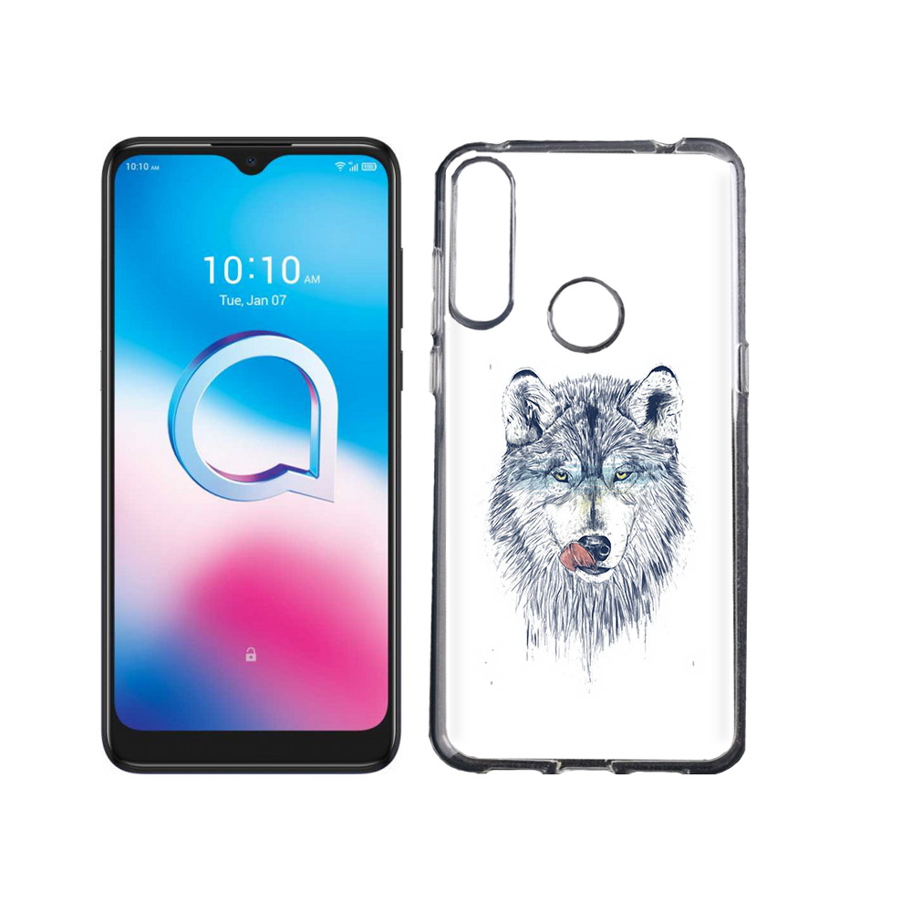 

Чехол MyPads Tocco для Alcatel 3L (2020) 5029Y голодгый волк (PT159035.666.292), Tocco