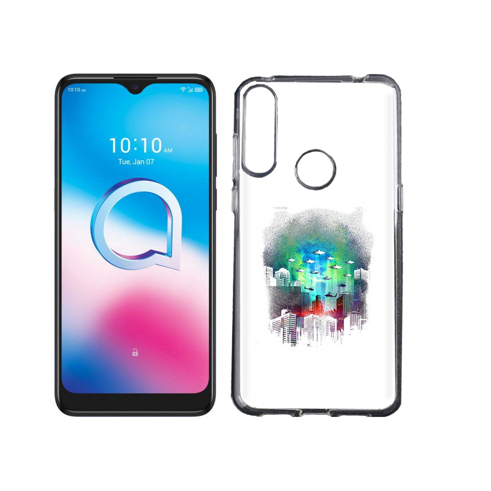 

Чехол MyPads Tocco для Alcatel 3L (2020) 5029Y город в свечении (PT159035.666.296), Tocco
