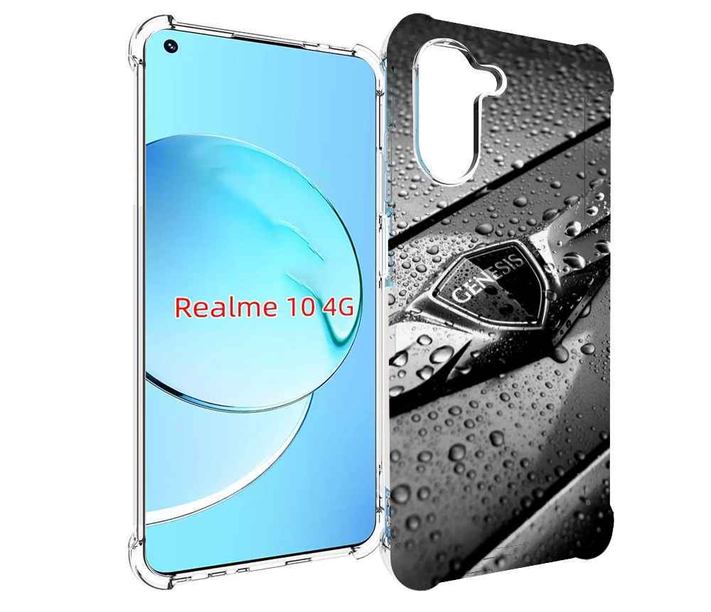 

Чехол Mypads Genesis 2 Мужской Для Realme 10, Прозрачный, Tocco
