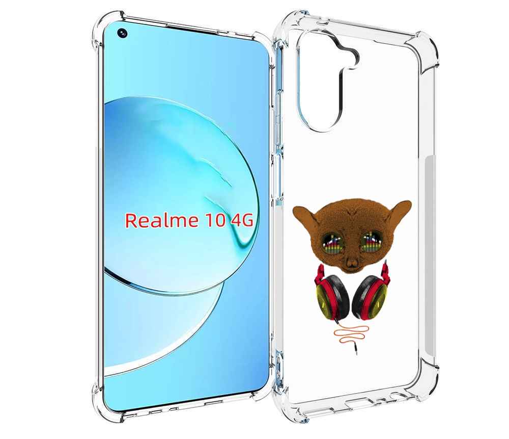 

Чехол MyPads диджей для Realme 10, Прозрачный, Tocco