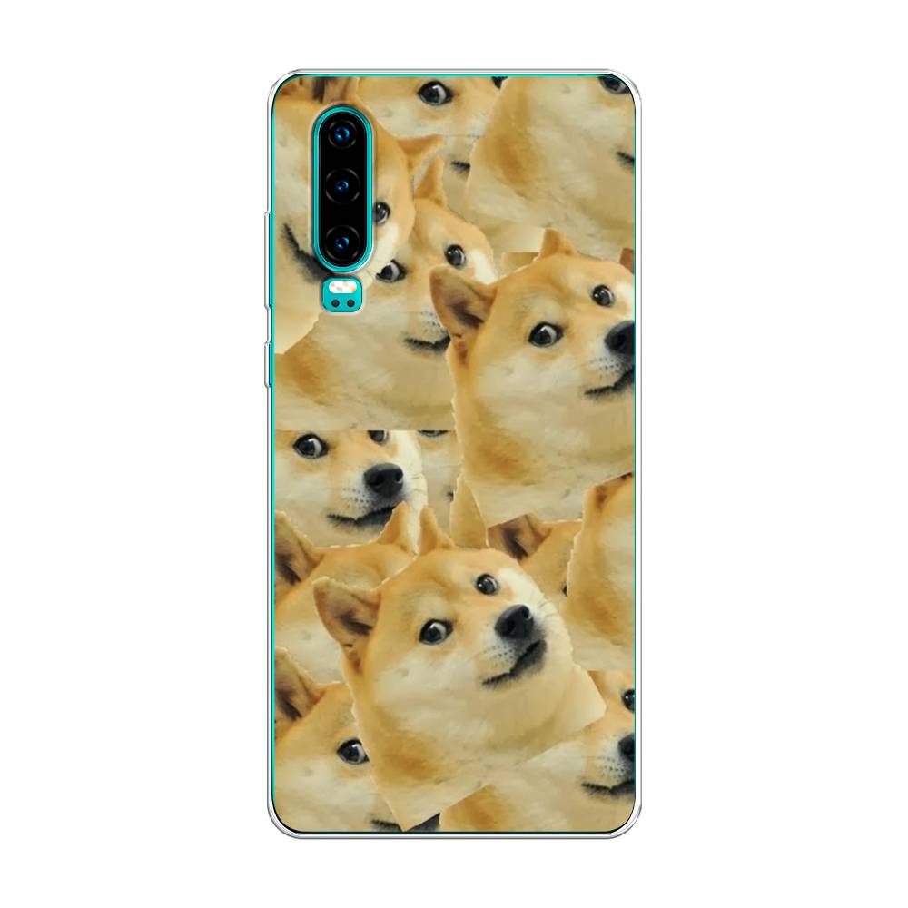 фото Чехол awog "собака-подозревака фон" для huawei p30