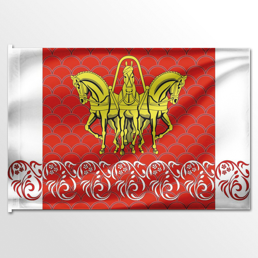 

Флаг ЦТП ФЕНИКС Кисельнинского сельского поселения 135x90 см, 1528-135x90