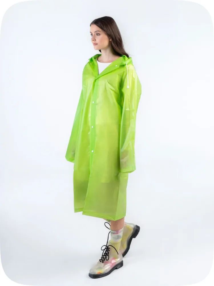 Дождевик женский RoadLike raincoat1 зелёный