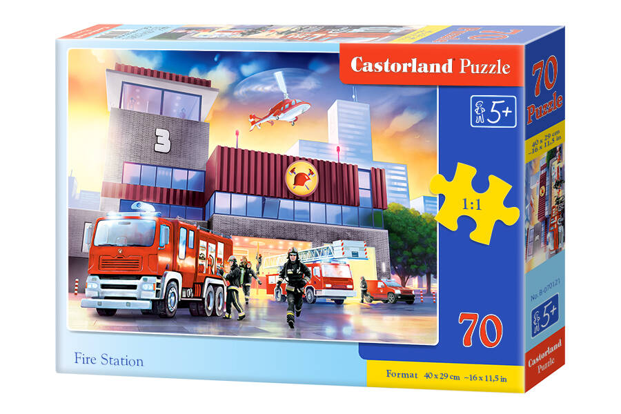 Puzzle-70 Castorland Пожарная часть B070121