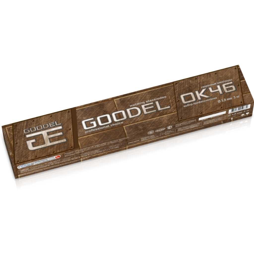 

Электроды Goodel ОК-46 0002303GC30 3х350 мм 3 кг, ОК-46