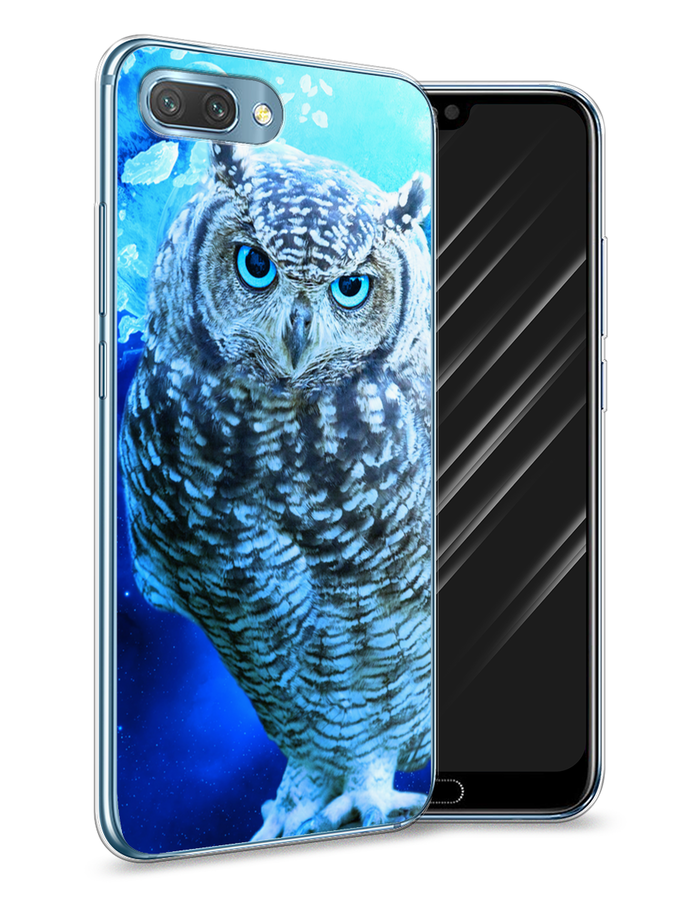 

Чехол Awog на Honor 10 "Сова арт 7", Синий;голубой, 65350-1