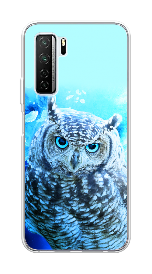

Чехол Awog на Honor 30S (Global) "Сова арт 7", Синий;голубой, 6102850-1