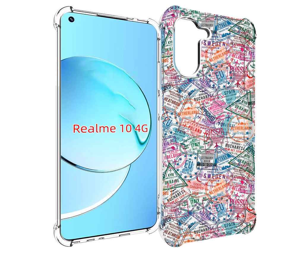 

Чехол MyPads загранчехол для Realme 10, Прозрачный, Tocco