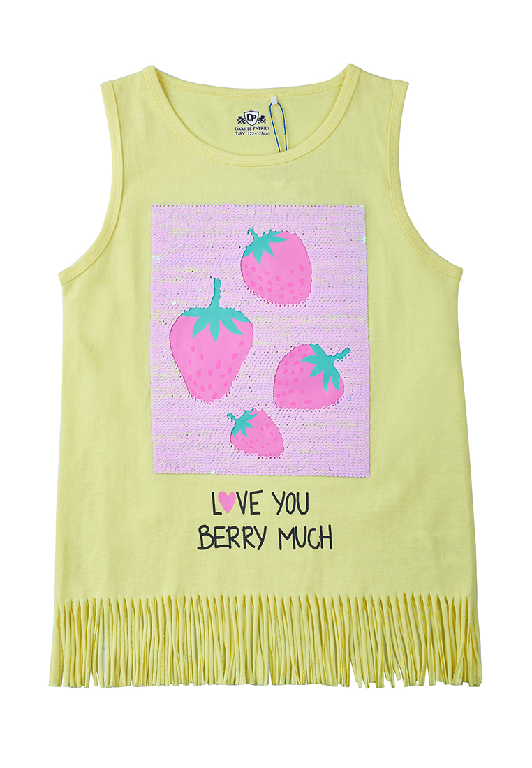 Топ детский Daniele Patrici SS23C81401229, желтый, 128