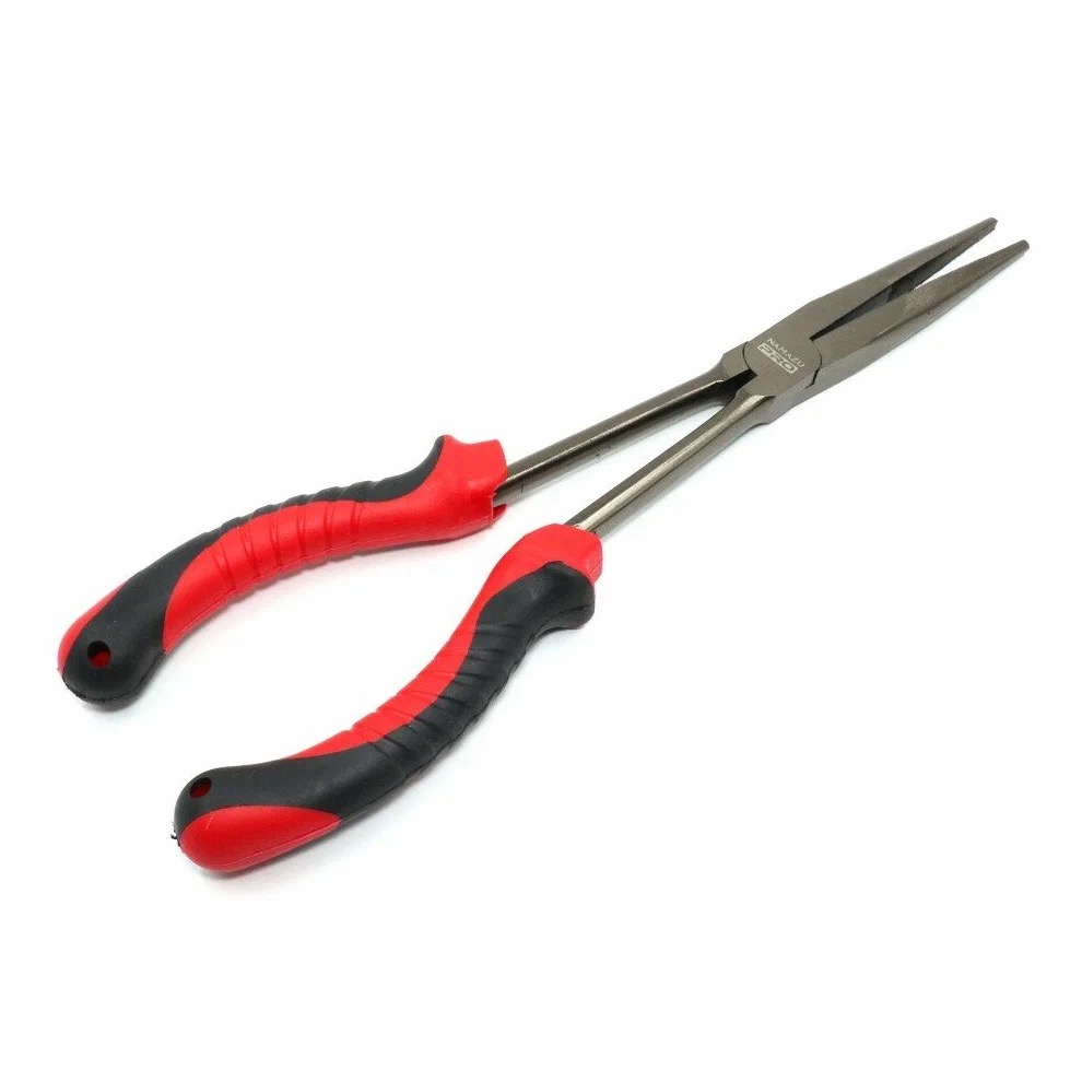 Плоскогубцы рыболовные удлиненные прямые Namazu Pro Long Nose Pliers, L-290 мм