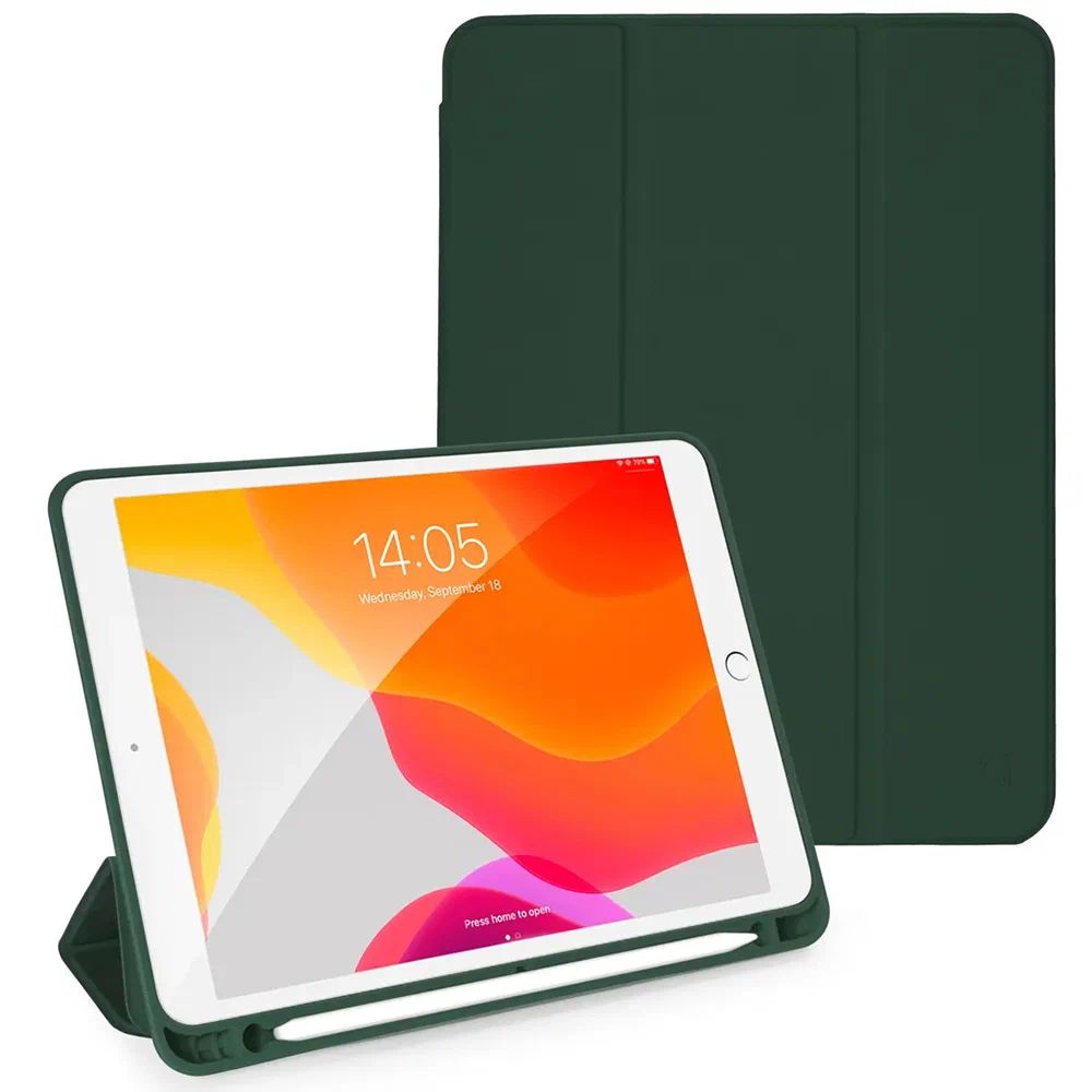 

Чехол Guardi Milano Series для iPad 9.7"(2017-2018) / iPad Air / iPad Air 2 (Pine Green), Зеленый