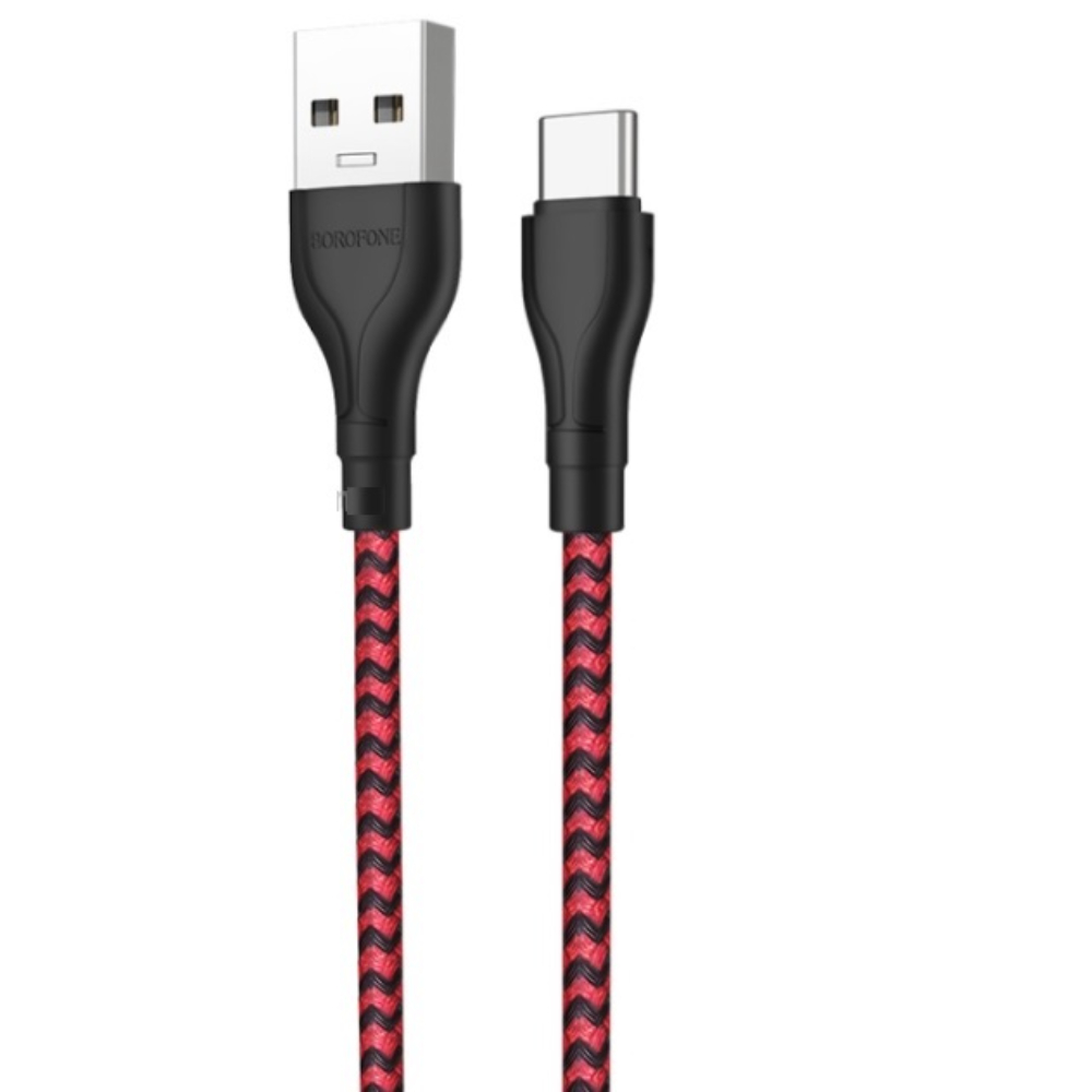 

Кабель micro usb - usb Borofone BX39m 1 м красный, черный, BX39m
