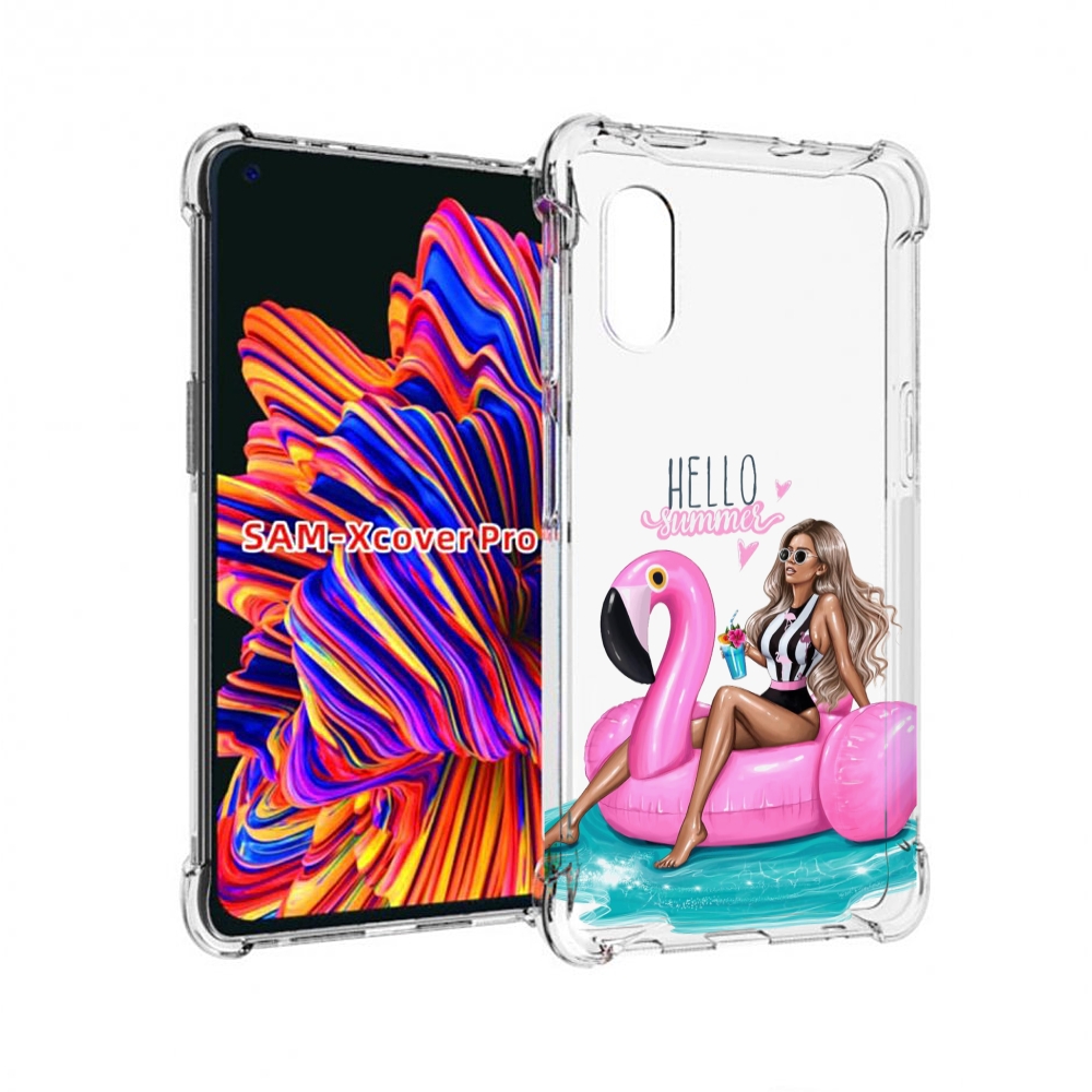 

Чехол MyPads Hello-summer для Samsung Galaxy Xcover Pro 1, Прозрачный, Tocco