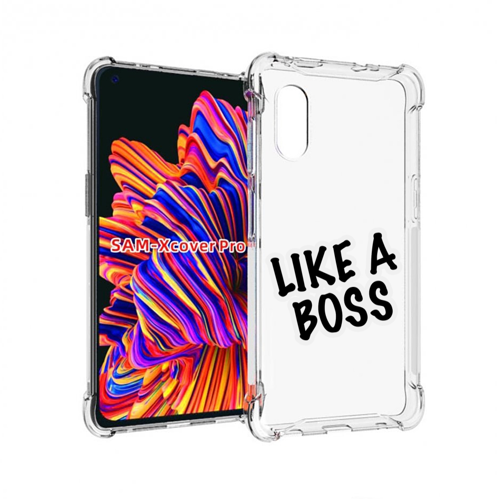 

Чехол MyPads Like-a-boss для Samsung Galaxy Xcover Pro 1, Прозрачный, Tocco