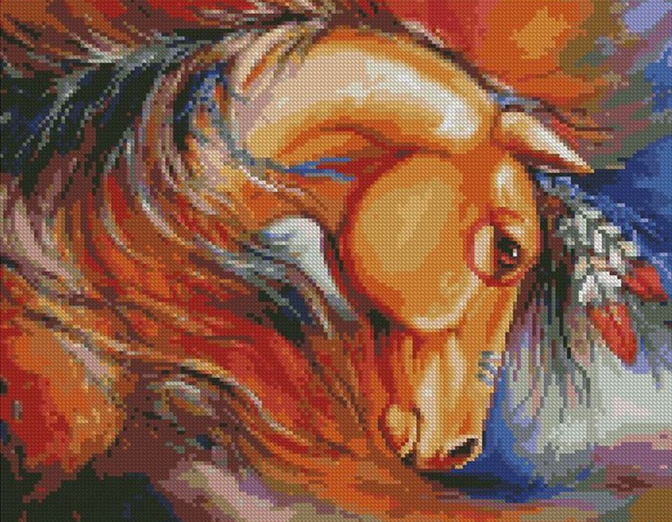 

Алмазная вышивка «Конь»