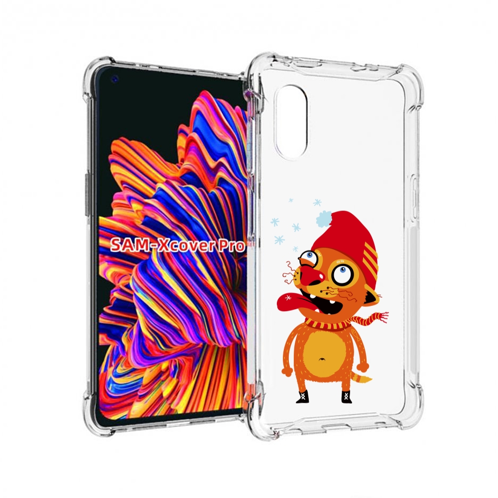 

Чехол MyPads Зимний кот для Samsung Galaxy Xcover Pro 1, Прозрачный, Tocco
