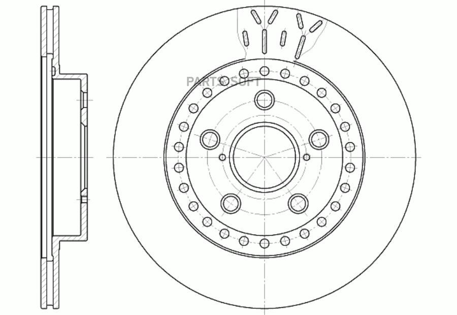 

G-BRAKE GR-02259 Диск тормозной вентилируемый G-brake GR-02259 1шт