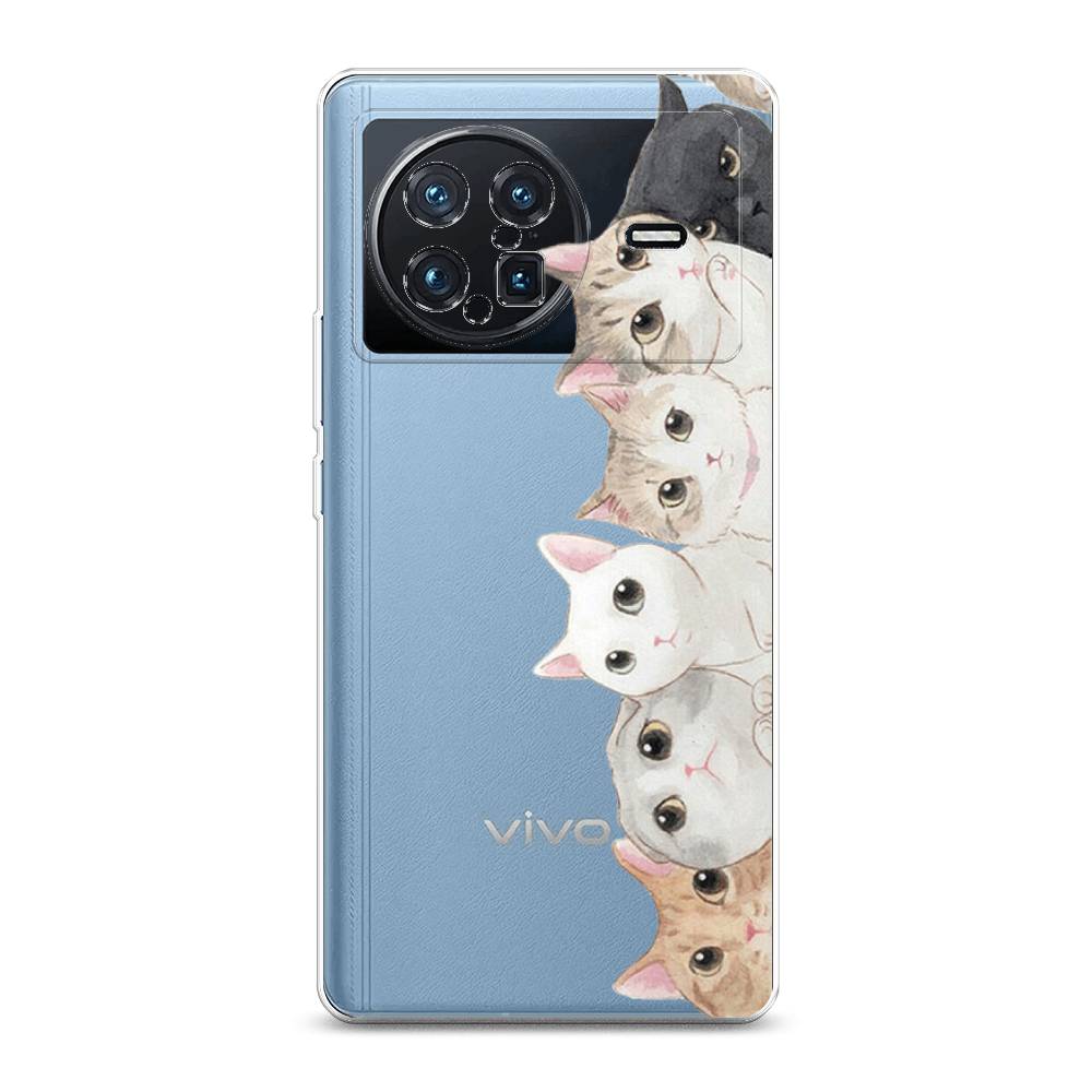 

Силиконовый чехол "Котики" на Vivo X Note, Котики