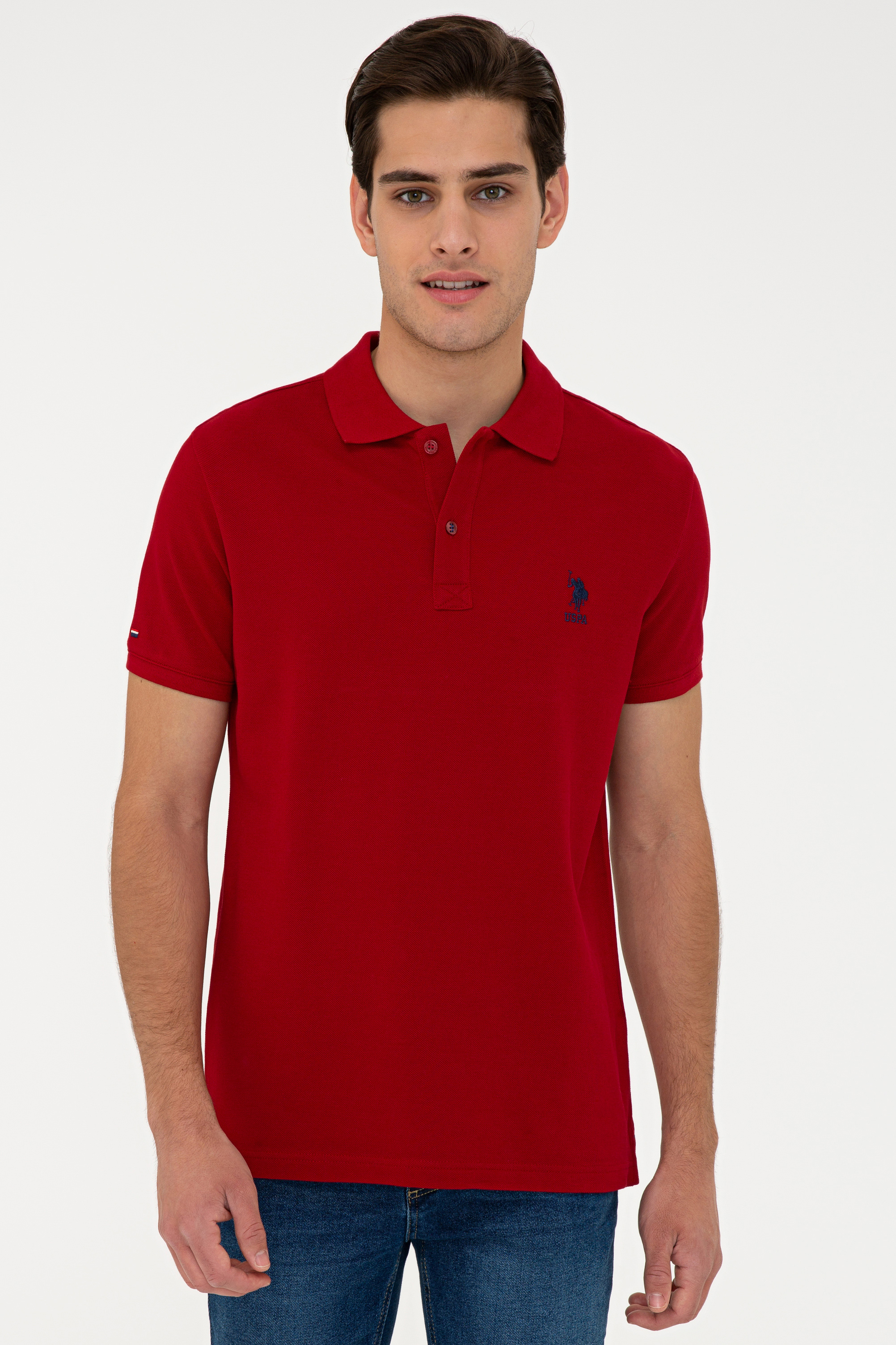 фото Футболка мужская u.s. polo assn. g081sz0110tp04iy021 бордовая 2xl