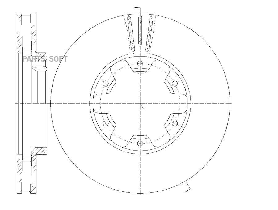 G-BRAKE GR-20400 Диск тормозной вентилируемый G-brake GR-20400 1шт