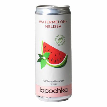 Газированный напиток Lapochka Mix арбуз-мелисса 0,33 л