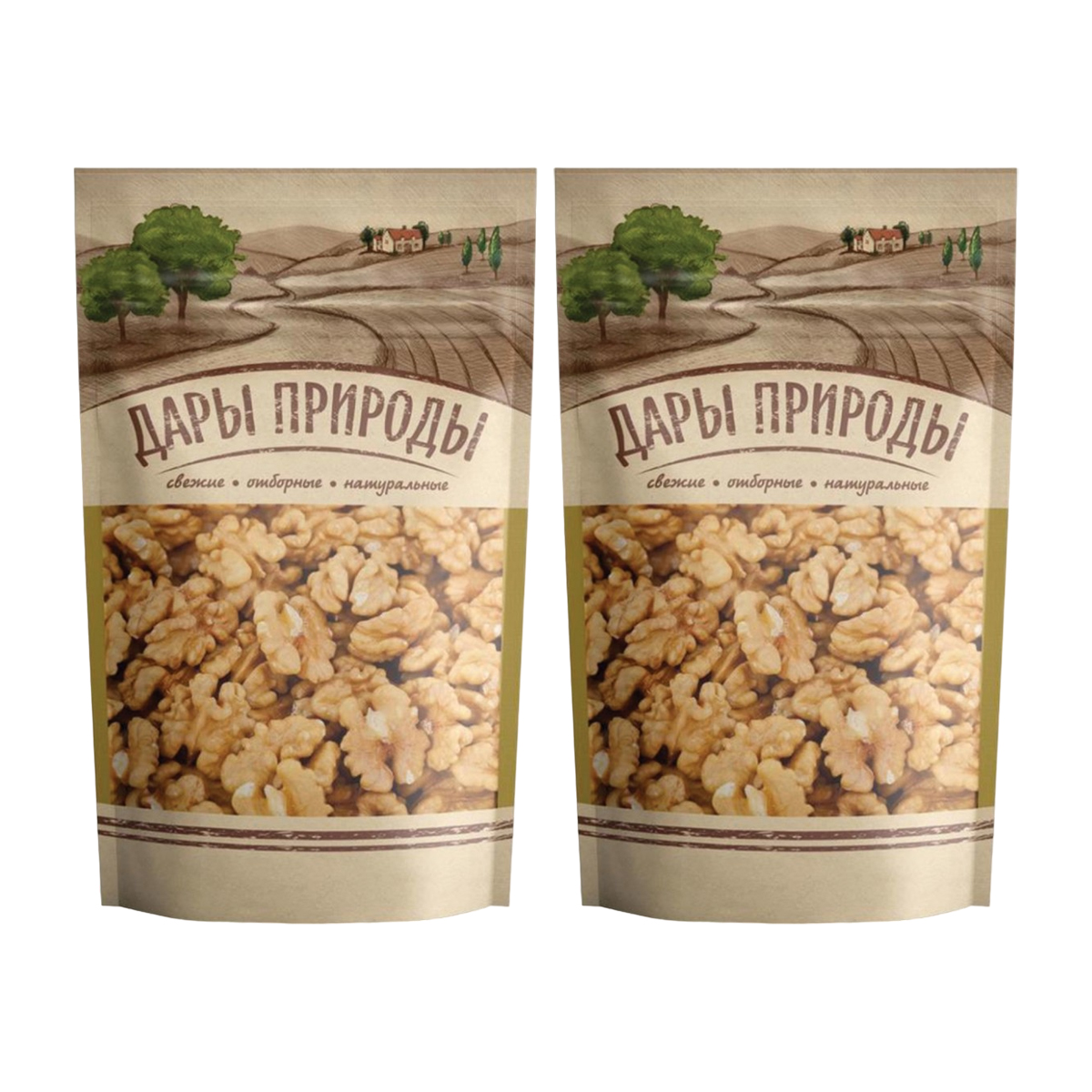 Орех грецкий Дары природы 110г 2 уп