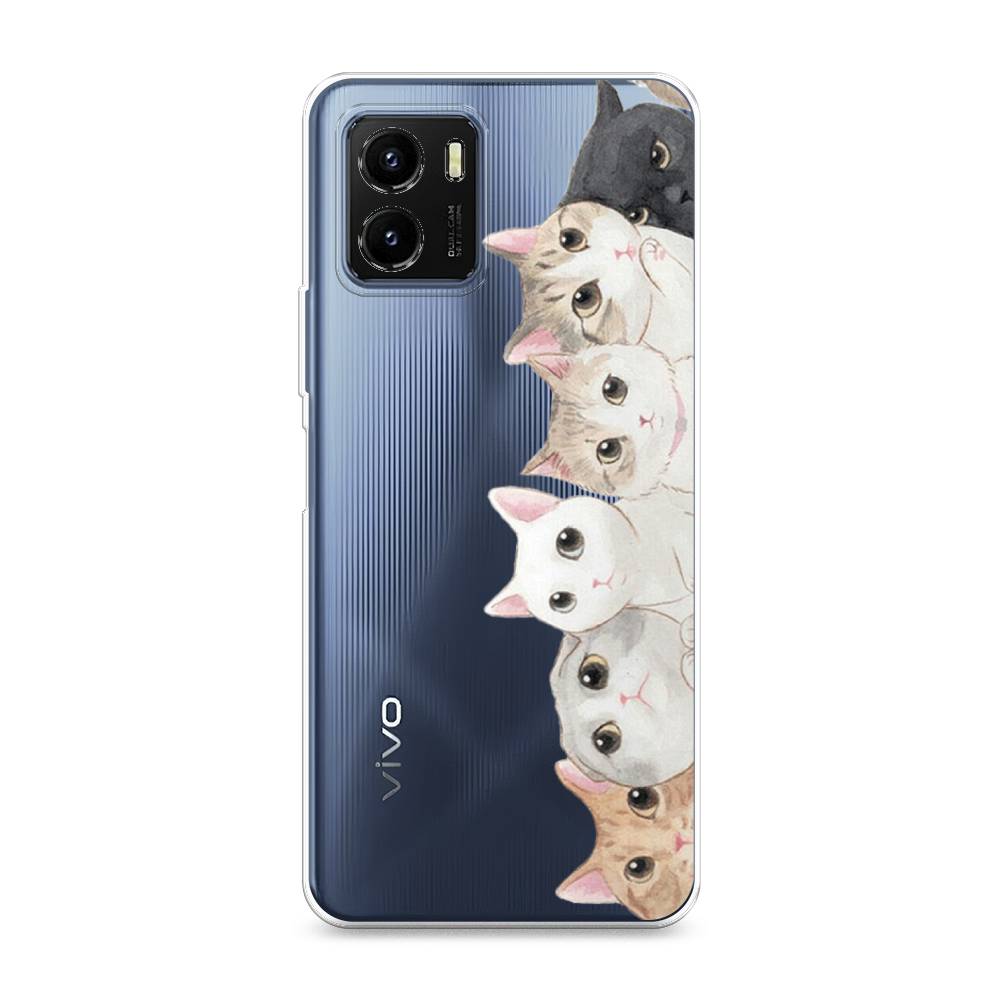 

Силиконовый чехол "Котики" на Vivo Y10, Котики