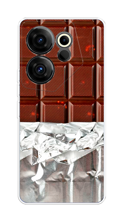 

Чехол на Tecno Camon 20 Premier "Шоколад в обертке", Коричневый, 304250-6