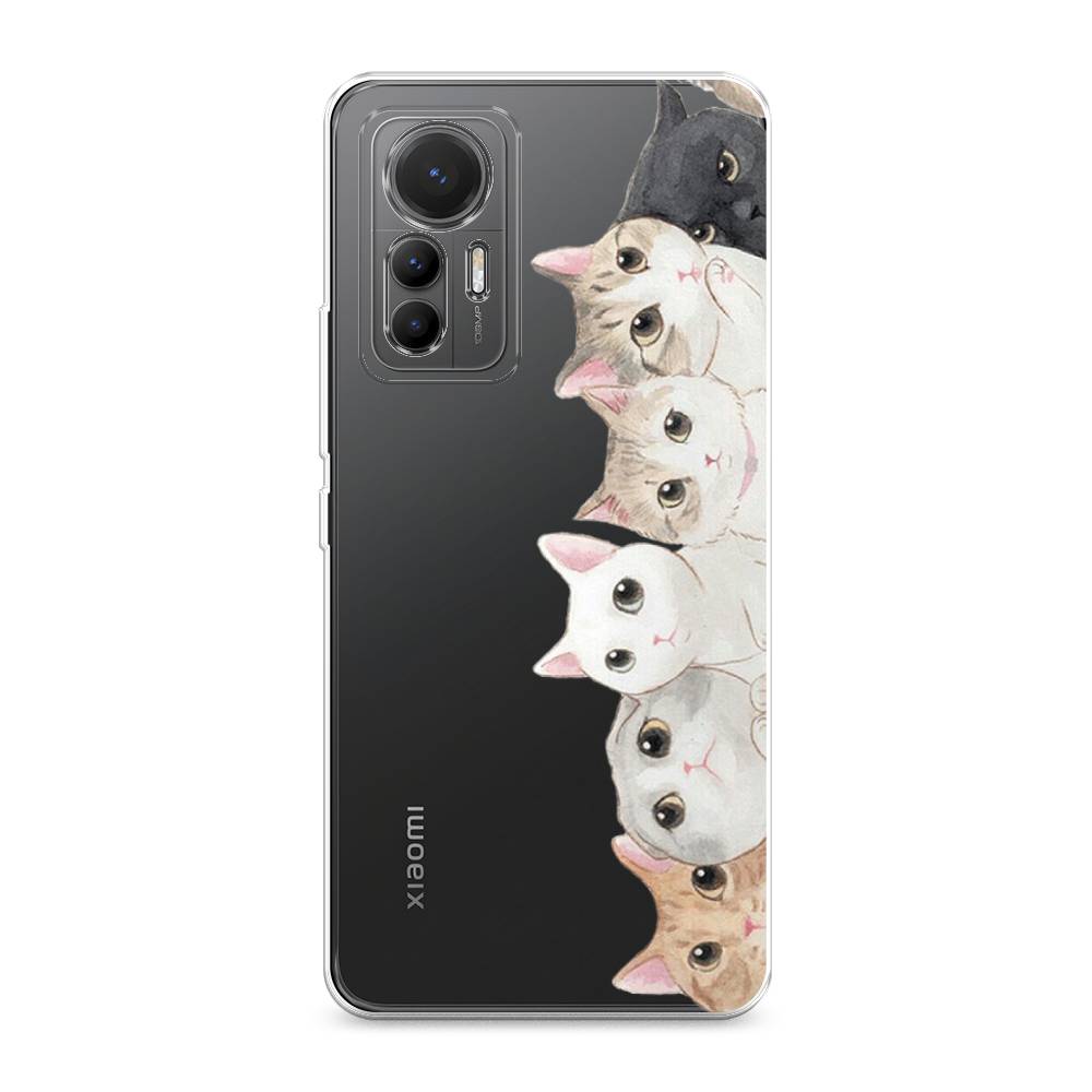 

Силиконовый чехол "Котики" на Xiaomi 12 Lite, Котики