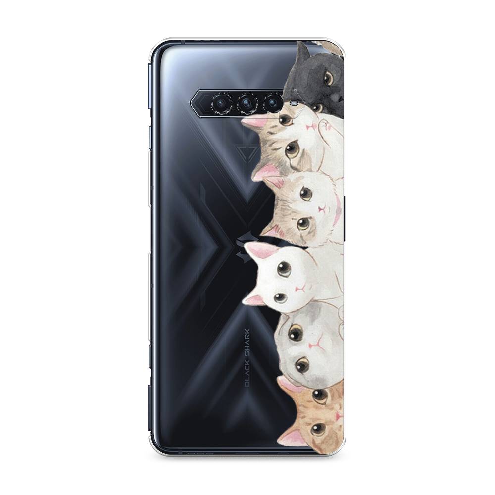 

Силиконовый чехол "Котики" на Xiaomi Black Shark 4, Котики