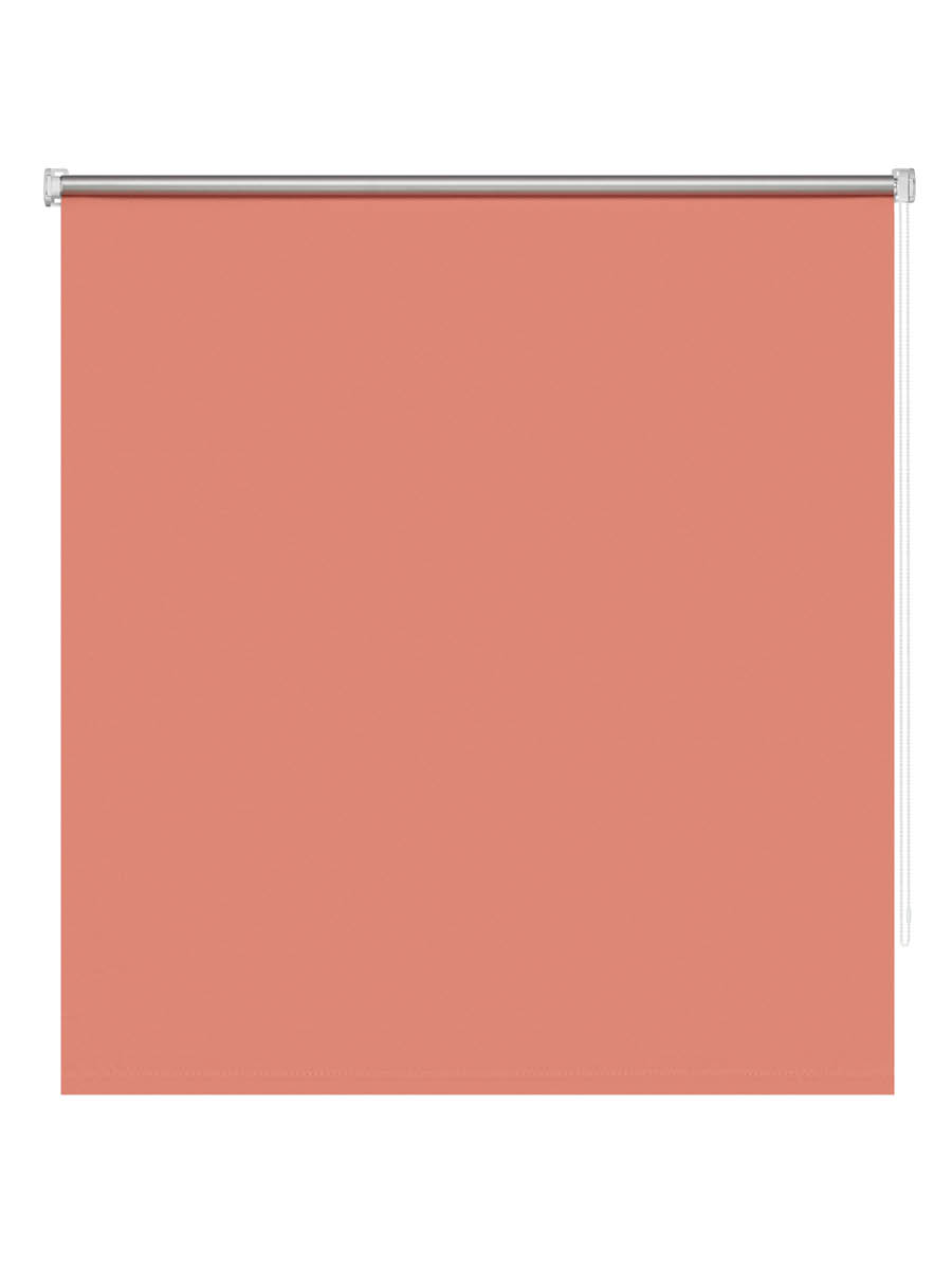 

Штора рулонная Decofest Блэкаут Плайн 100x160 см коралловая, Блэкаут Плайн