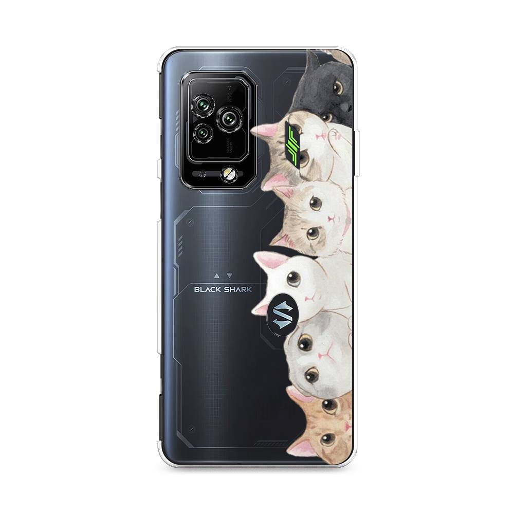 

Силиконовый чехол "Котики" на Xiaomi Black Shark 5 Pro, Котики
