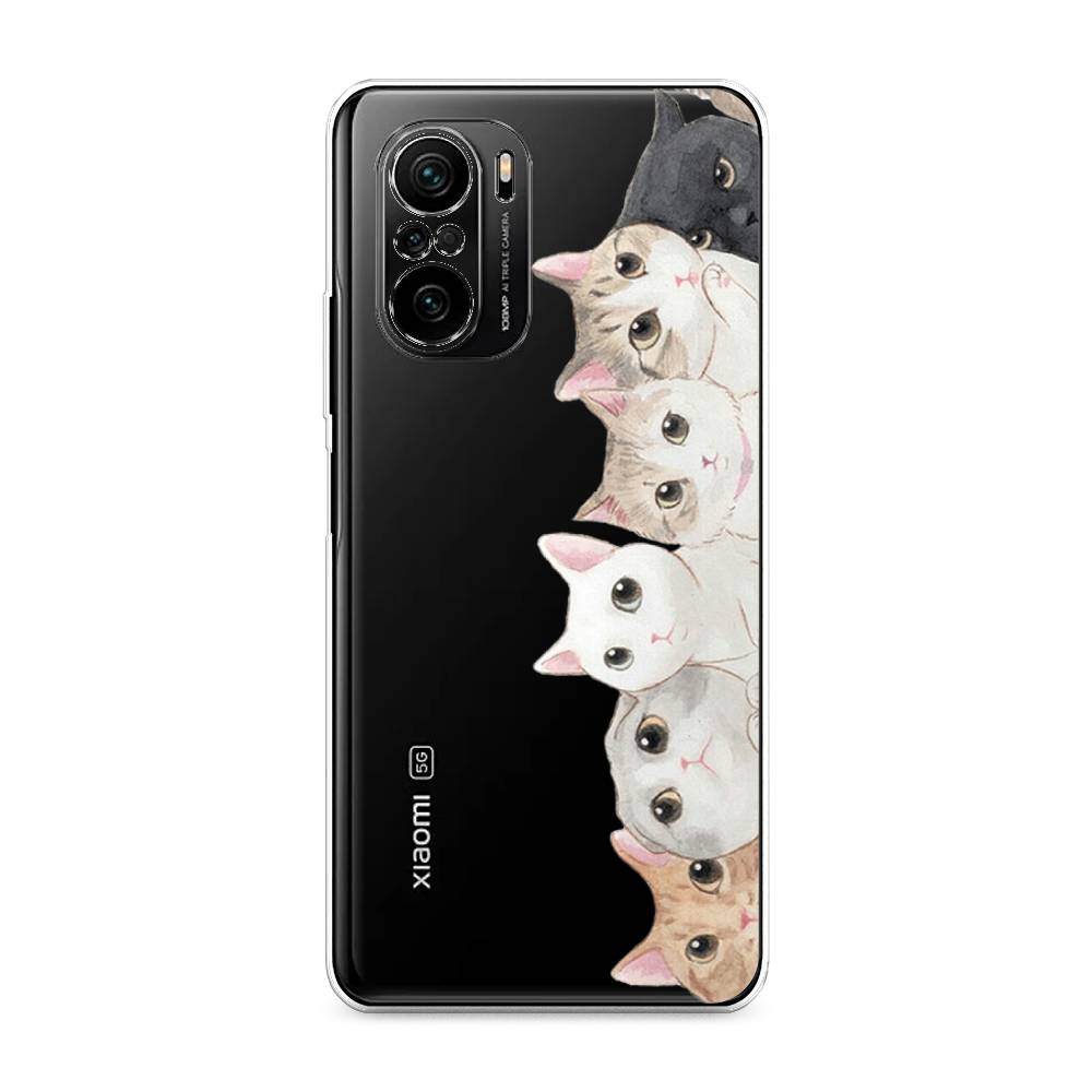 

Силиконовый чехол "Котики" на Xiaomi Mi 11i, Котики