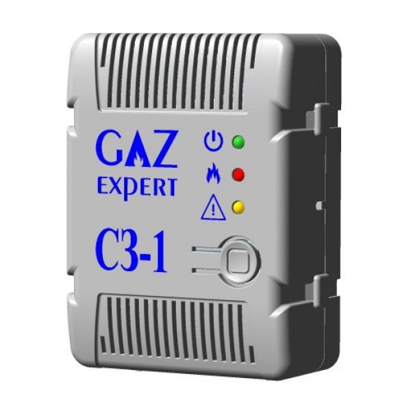 «ГазЭксперт» Сигнализатор загазованности СЗ-1.1 компакт (природный газ) с ГОСПОВЕРКОЙ сигнализатор клёва электронный металлическое крепление 2 шт