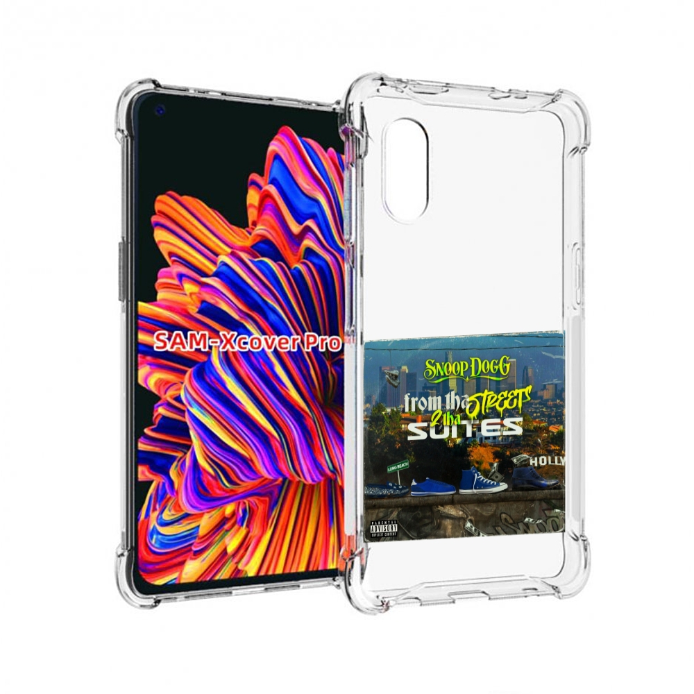 

Чехол MyPads Snoop Dogg FROM THE STREET 2 THA SUITES для Samsung Galaxy Xcover Pro 1, Прозрачный, Tocco