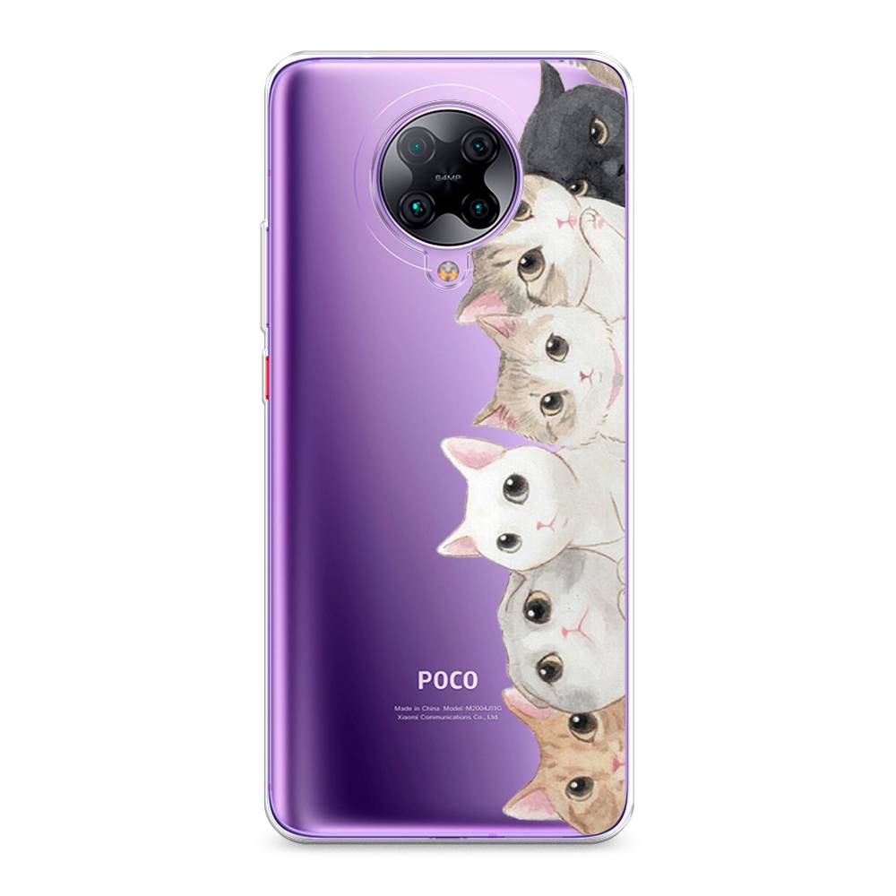 

Силиконовый чехол "Котики" на Xiaomi Poco F2 Pro, Котики