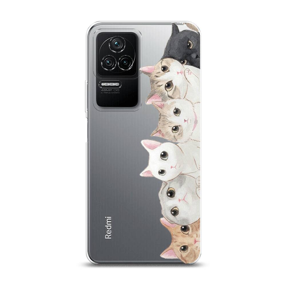 

Силиконовый чехол "Котики" на Xiaomi Poco F4, Котики