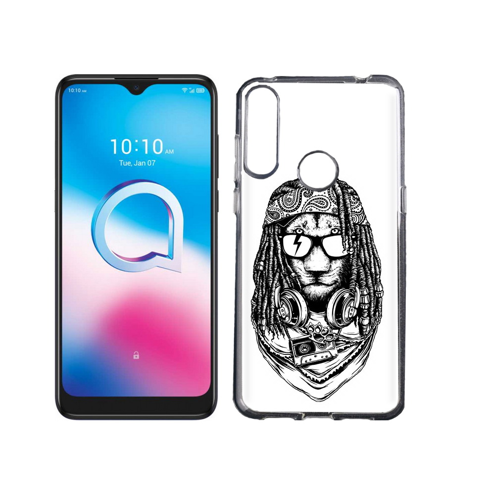 

Чехол MyPads Tocco для Alcatel 3L (2020) 5029Y дреды льва (PT159035.666.338), Tocco