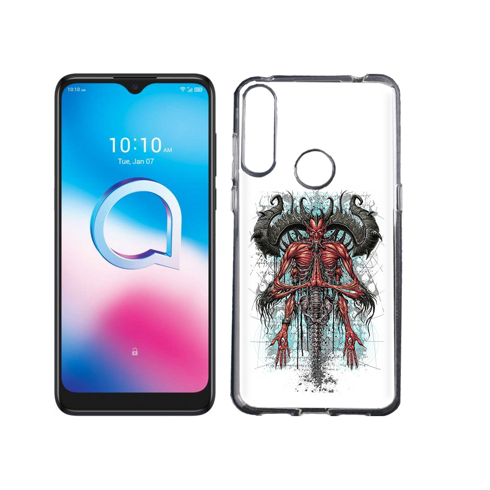 

Чехол MyPads Tocco для Alcatel 3L (2020) 5029Y дьявол (PT159035.666.340), Tocco