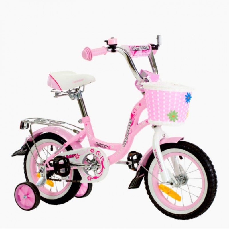 Велосипед Nameless 16 Lady розовый/белый