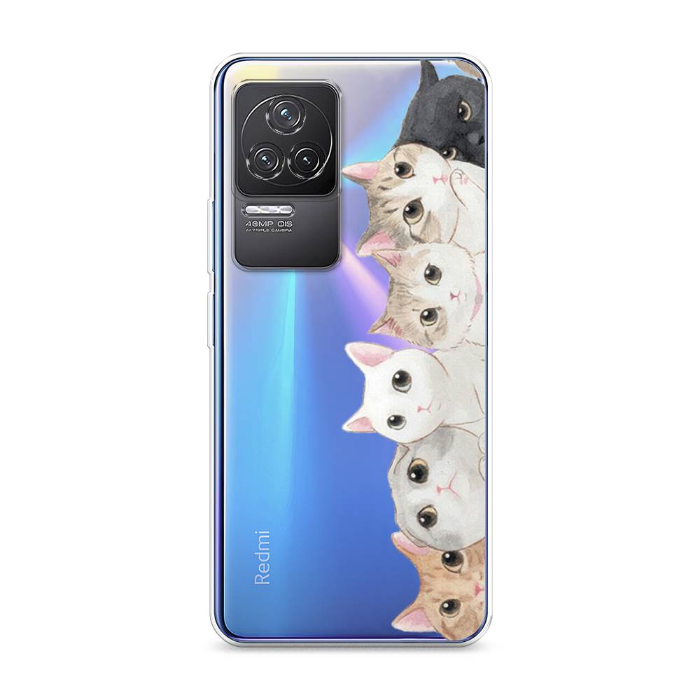 

Силиконовый чехол "Котики" на Xiaomi Redmi K50, Котики