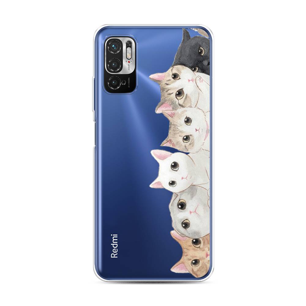 

Силиконовый чехол "Котики" на Xiaomi Redmi Note 10T, Котики