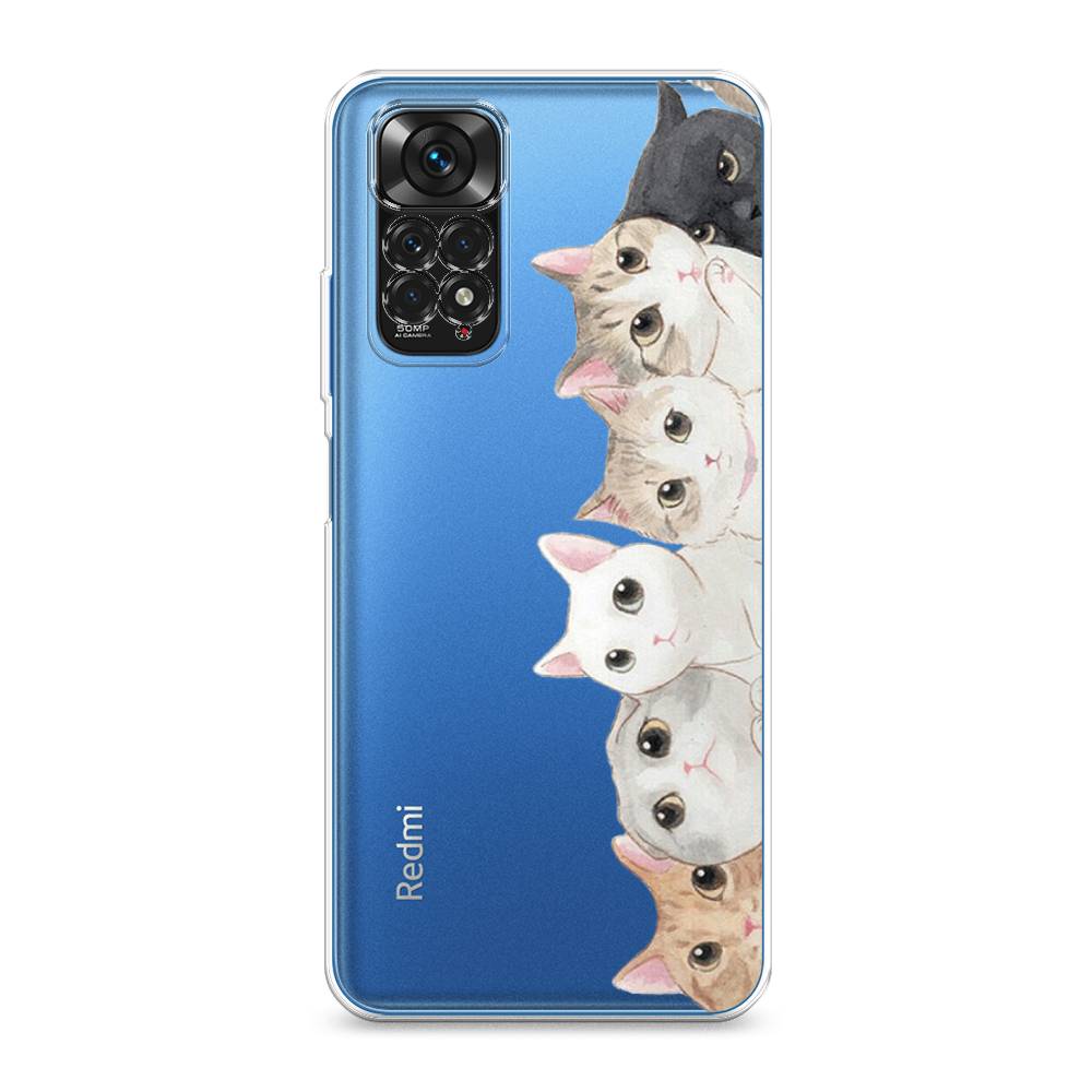 

Силиконовый чехол "Котики" на Xiaomi Redmi Note 11S, Котики