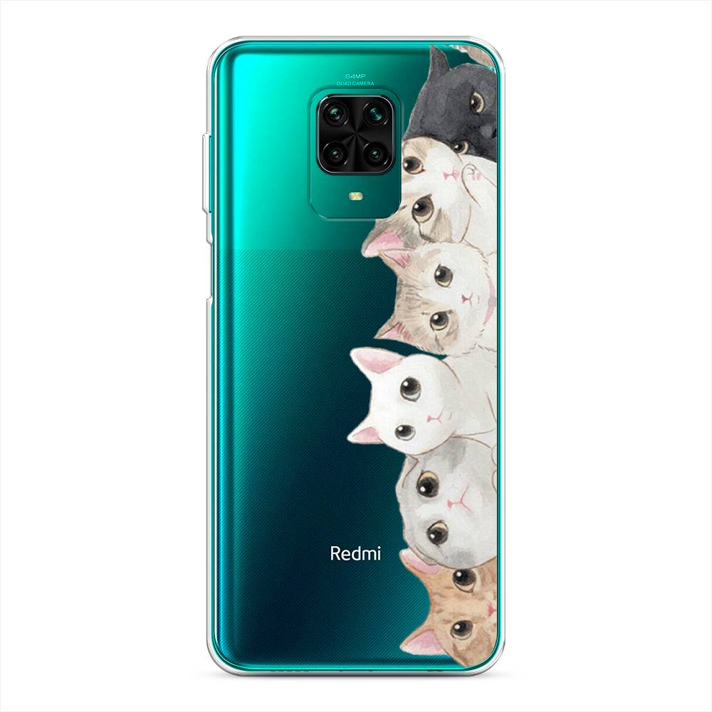

Силиконовый чехол "Котики" на Xiaomi Redmi Note 9 Pro, Котики
