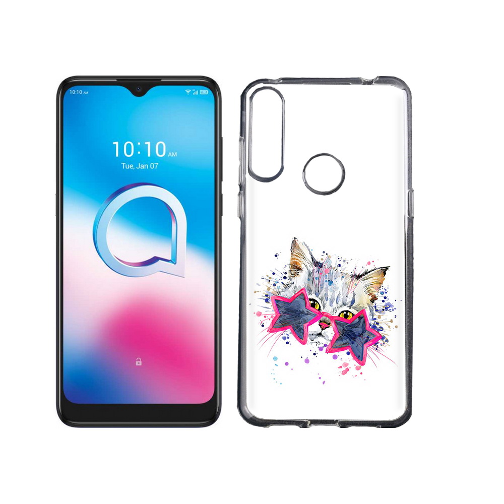 

Чехол MyPads Tocco для Alcatel 3L (2020) 5029Y звездные очки (PT159035.666.353), Tocco