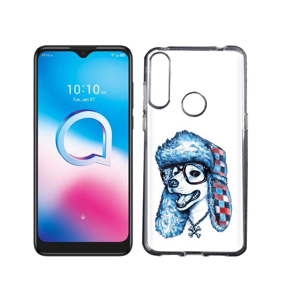 

Чехол MyPads Tocco для Alcatel 3L (2020) 5029Y зимний пес (PT159035.666.362), Tocco