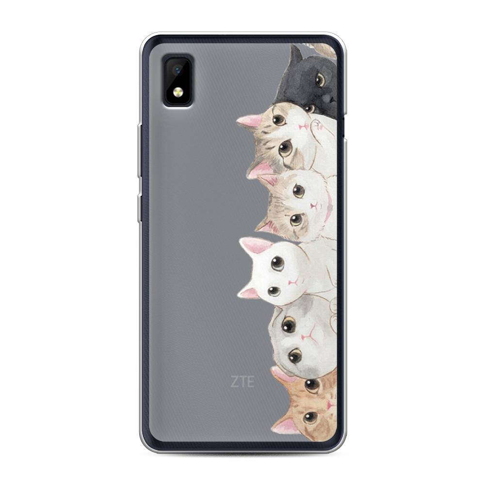 

Силиконовый чехол "Котики" на ZTE Blade L210, Котики