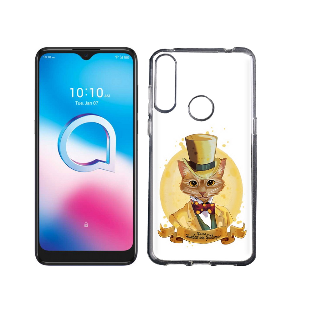 

Чехол MyPads Tocco для Alcatel 3L (2020) 5029Y кот юрист (PT159035.666.401), Tocco